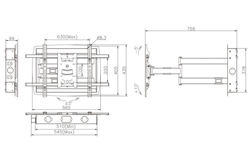 Multibrackets Recessed