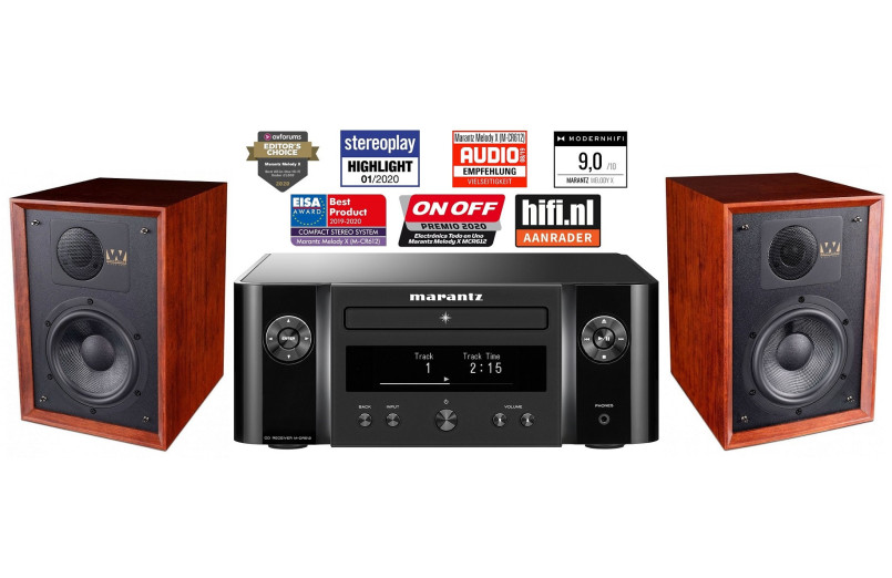 Marantz M-CR612 + Wharfedale Denton 85