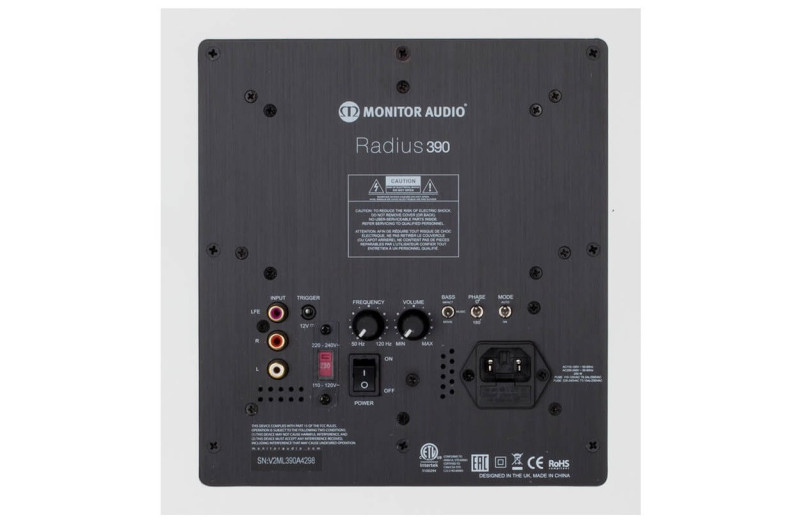 Radius 90 AV Power Monitor Audio