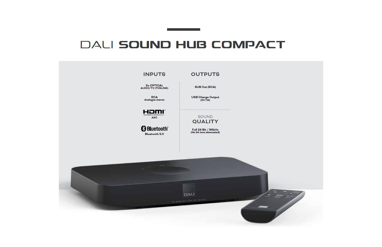 DALI Sound Hub Compact | ConcertoAudio.com