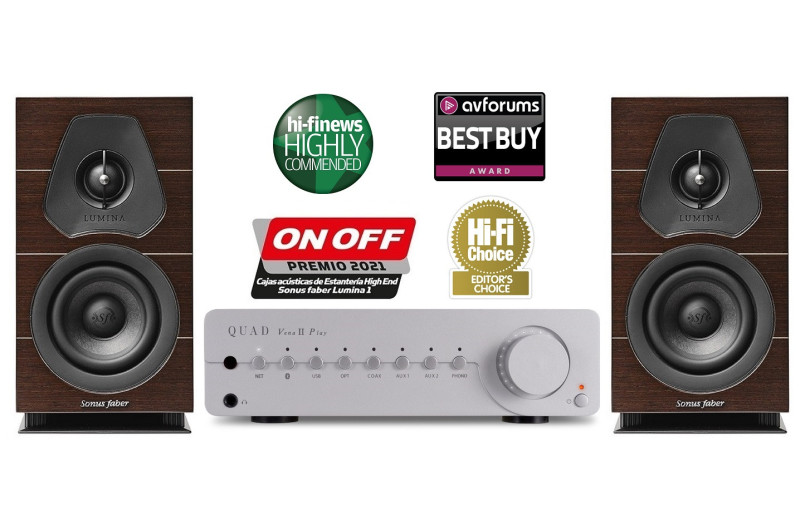 Quad Vena Play II + Sonus Faber Lumina I