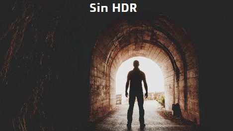 Imagen sin HDR