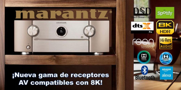 Nuevos receptores AV 8K Marantz